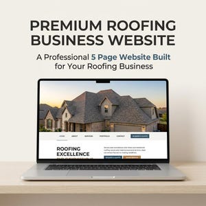 Op maat gemaakte WordPress-website voor een dakdekkersbedrijf, responsief websiteontwerp met 5 pagina's, SEO-vriendelijke website voor leadgeneratie (op maat gemaakt)