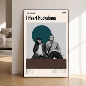 I Heart Huckabees 2004 Poster, Existential Comedy Wall Art, Minimalist Cinema Decor