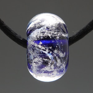 Cremation Jewelry Hand Blown Glass Galaxy Bead for Necklace Etsy Ireland