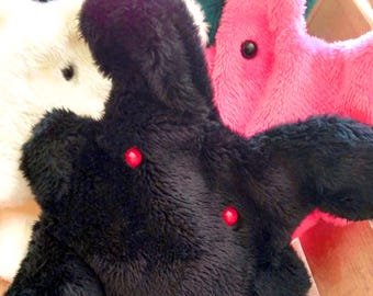 Plush Fidget Mothman Alien Doll: Cuddly Fidget  Plushie - Handmade