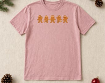 Jultröja med pepparkakor, söt jultröja, bekväma färger
