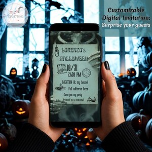 Customized Animated Digital Halloween Invitation