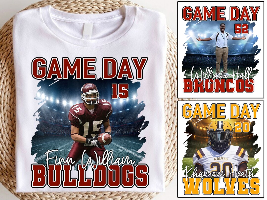 Bulldogs Football Shirt Football Mascot Shirt Football Game Etsy