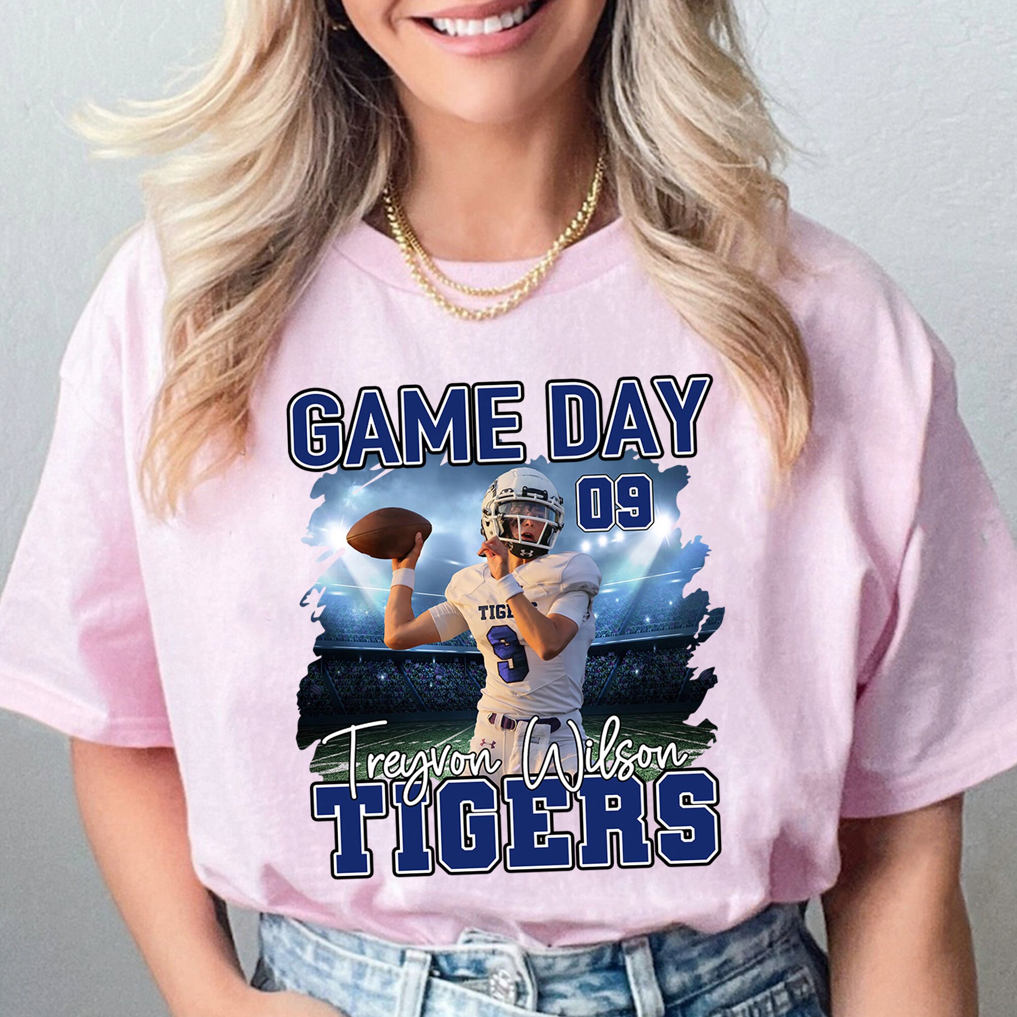Tigers Football Shirt Football Mascot Shirt Football Game Etsy