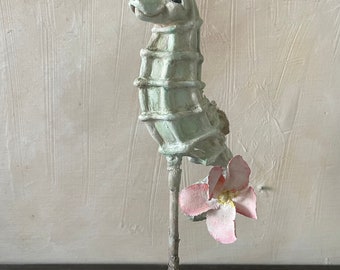 Moody apothecary academia decor - seahorse sculpture - ready to ship - animal gift