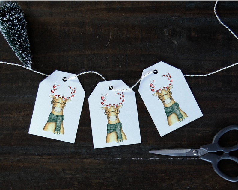 PRINTABLE Holiday Gift Tag DIY Gift Tags Instant Download by Kristy Jarvis image 2