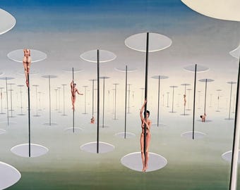 Any Given Moment – Surrealist Figurative Art Print,  Symbolic Dreamlike Wall Art , Unusual 18x24 Decor