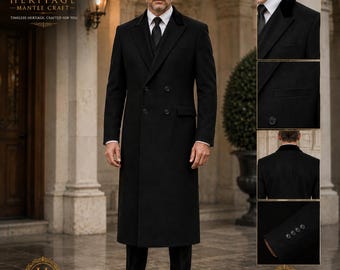 Victorian / Edwardian - Coat / Overcoat / Chesterfield Coat - Fur