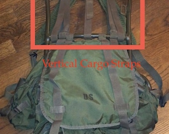Reproduction Vertical Cargo Straps for Vietnam Era Lightweight Rucksack Frame
