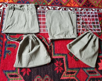 Personal Effects / miscellaneous gear / small ditty bag (ACU, and OD)