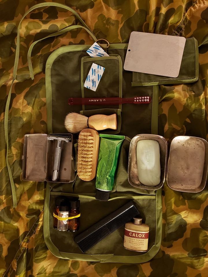 WWII Toiletry Roll / wash and hygiene grooming kit. Etsy