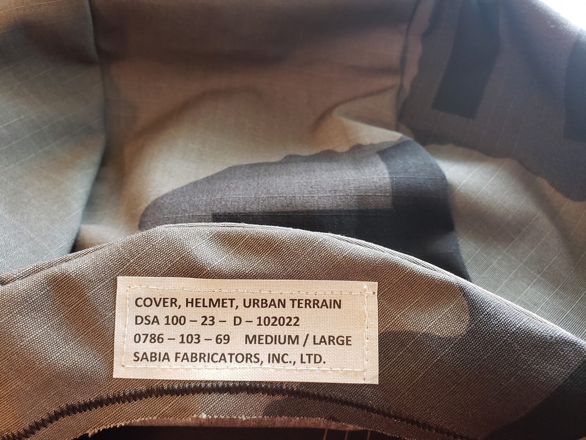 Tblock Camo Helmet Covers for PASGT. New Made Version of Etsy