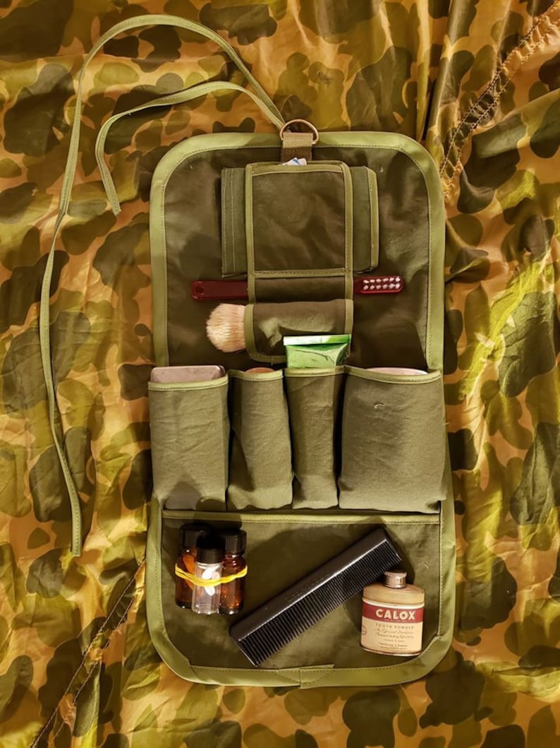 WWII Toiletry Roll / Wash and Hygiene Grooming Kit. Etsy