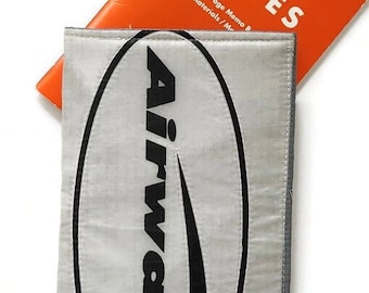 Recycled Paraglider Field Notes Cover: Eco-Friendly Travel Organizer