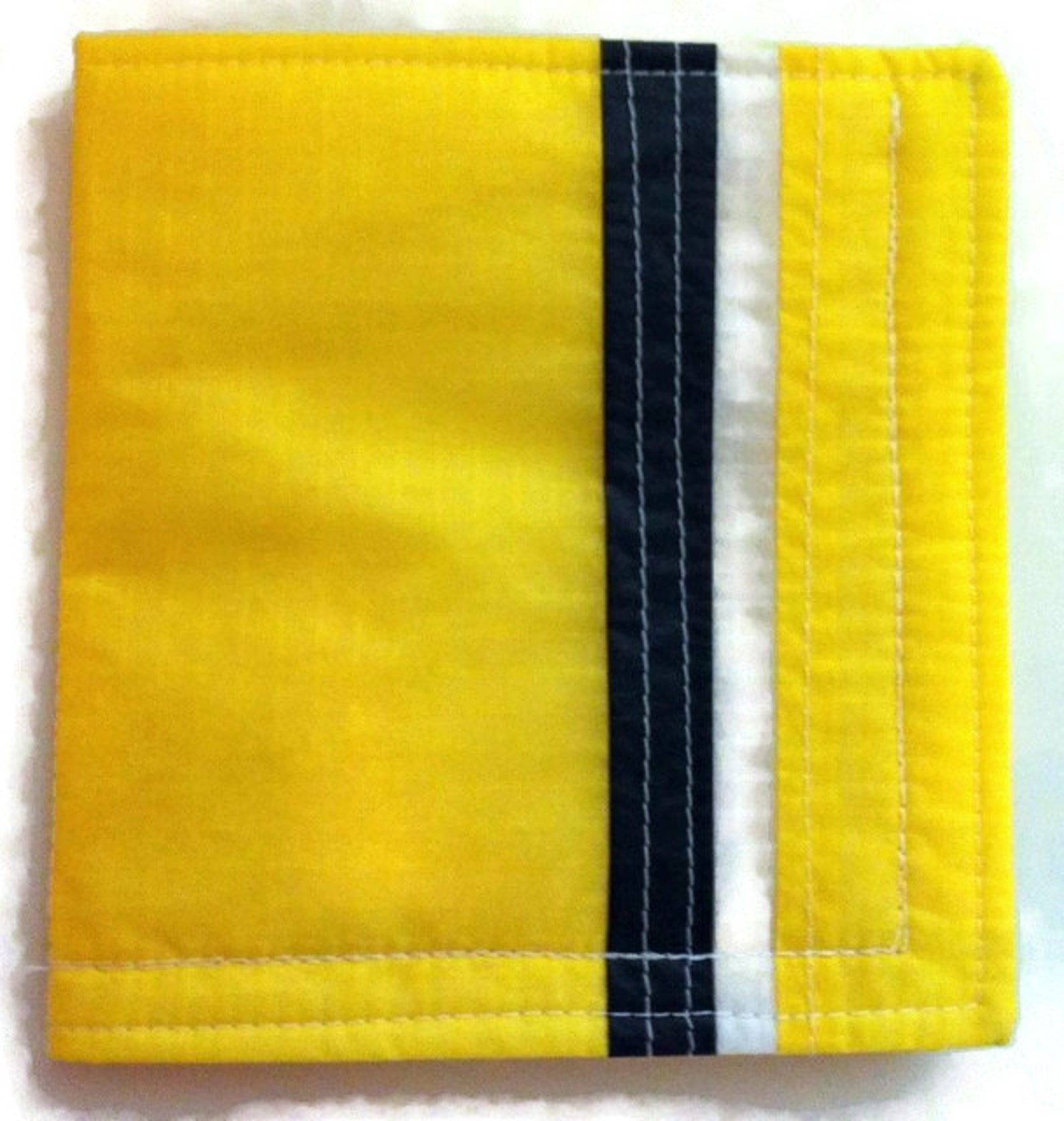 Mens Wallet Recycled Paraglider Wallet Yellow Stripe Eco Etsy