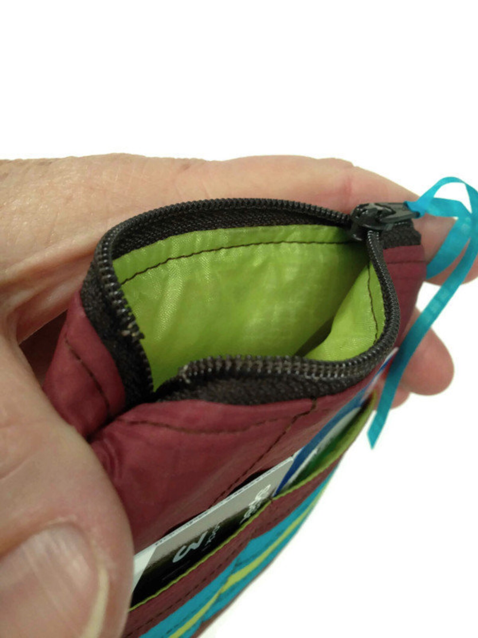 EDC Zipper Pouch Upcycled Pocket Organizer Stash Pouch Etsy