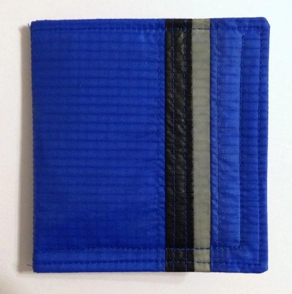 Mens Wallet Thin Wallet Recycled Paraglider Wallet Blue Etsy