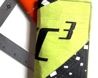 Recycled Paraglider Field Notes Cover: Eco-Friendly Travel Organizer