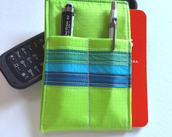 Field Notes and EDC Case, Recycled Paragliders 3 Pocket Every Day Carry