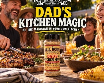 Dad's Kitchen Magic All-Purpose Seasoning | Bold Flavor for Meat, Veggies (3.4 oz)