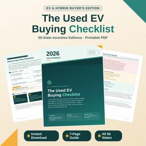 Checkliste für den Kauf gebrauchter Elektrofahrzeuge | Leitfaden zur Inspektion von Elektrofahrzeugen (PDF-Download)