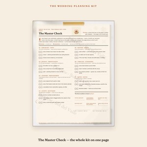 Planificador de bodas imprimible, libro bilingüe para planificar bodas, kit de carpeta minimalista, presupuesto, lista de invitados, seguimiento de proveedores, itinerario, PDF imagen 10