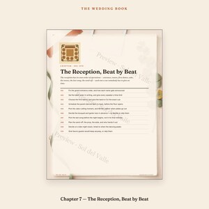 Das Hochzeitsbuch – 100 Planungsregeln, Arbeitsblätter (PDF, Letter & A4) Bild 9