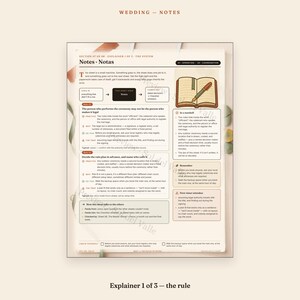 Bilingual Wedding Planning Notes – Decisions, Payments, Vendor Questions (PDF) image 2