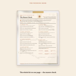 Das Hochzeitsbuch – 100 Planungsregeln, Arbeitsblätter (PDF, Letter & A4) Bild 10
