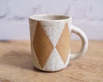 Handmade Ceramic Coffee Mug (tall) — 6oz