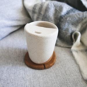 MADE TO ORDER - Handmade Speckled Travel Mug