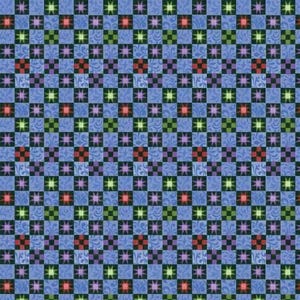 Scroll Patch Blau