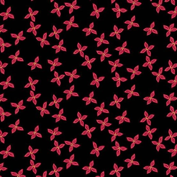 Bird Humbug de Andover Fabrics Flor de Pascua