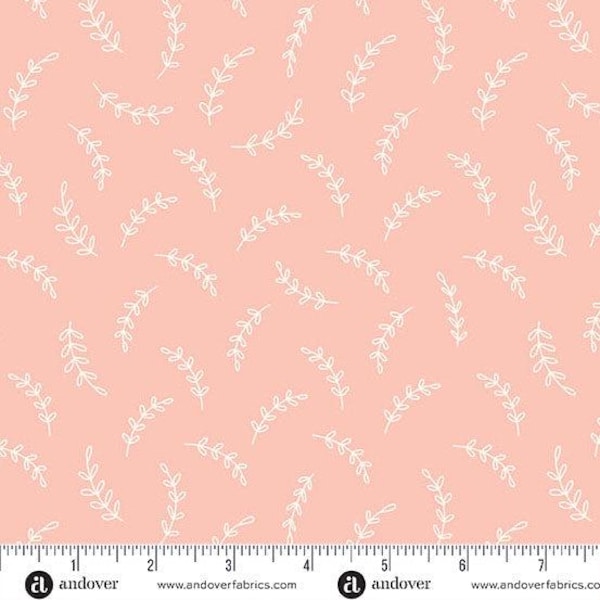 Florecer y coser por Amy Latta Dancing Vines Blush