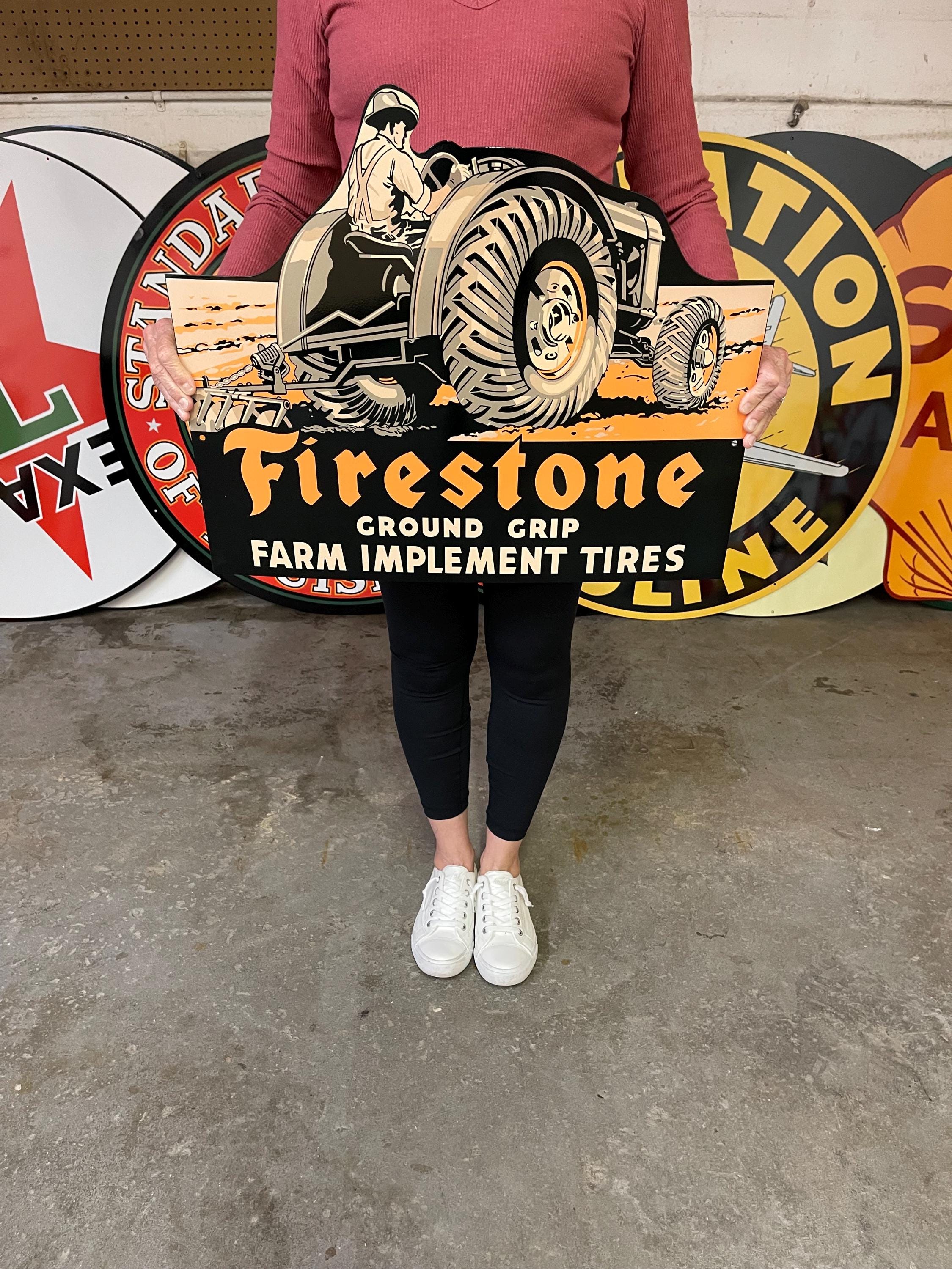 Firestone Tire Sign - Etsy