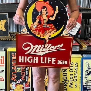 Miller High Life Sign Vintage - Etsy