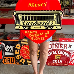 Carhartt Porcelain Sign - Etsy