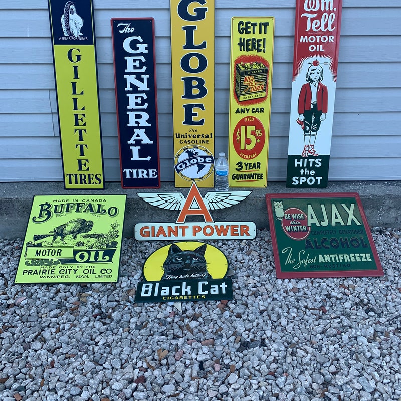 Old Vintage Garage Signs Etsy