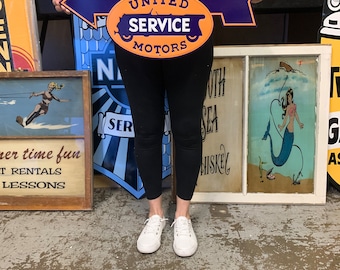 Vintage Style Metal Sign United Motors Service