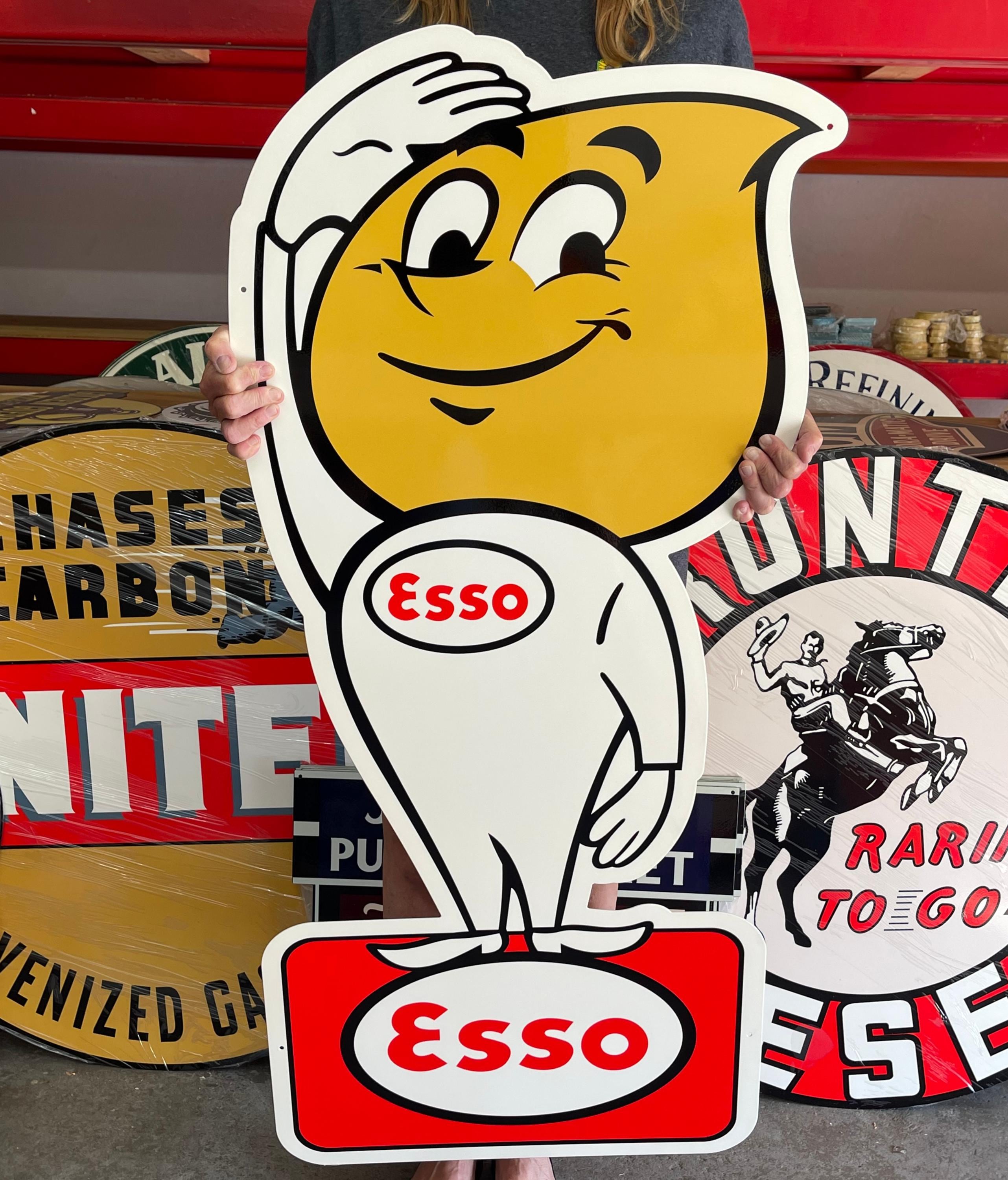 Esso Boy Sign - Etsy