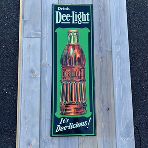 Dee Light Soda Sign Vintage Style 36x12