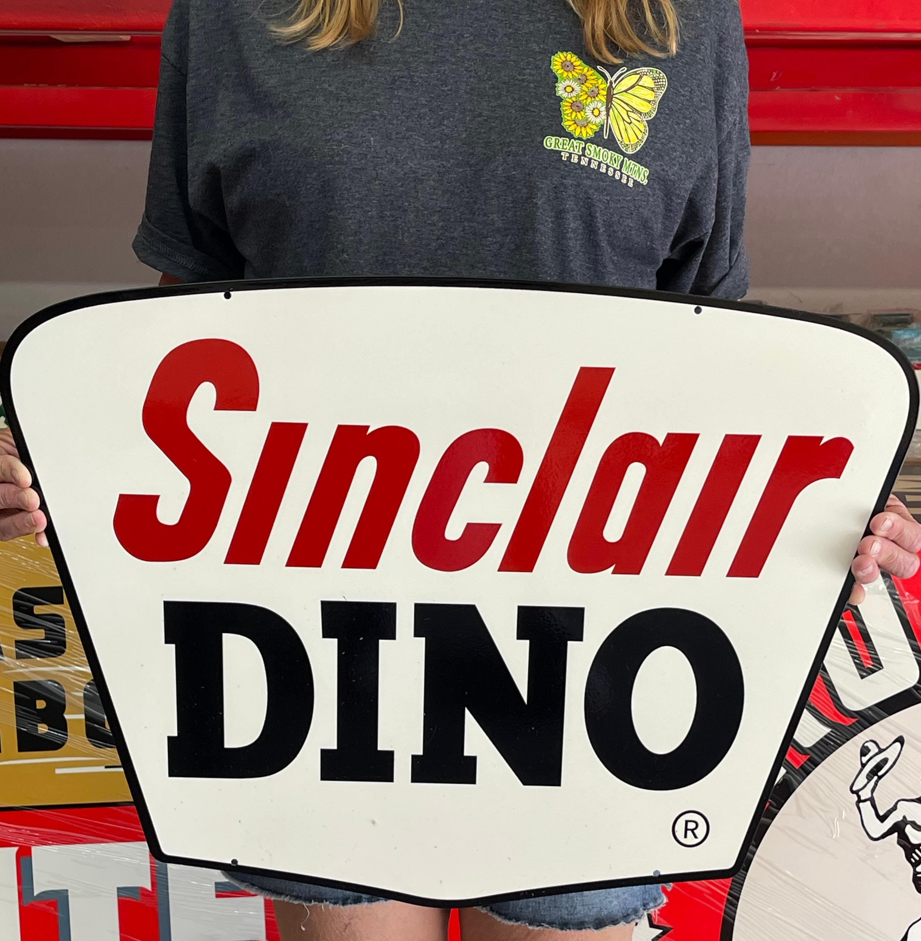 Vintage Porcelain Sign Sinclair - Etsy