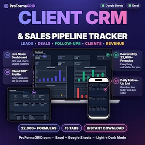 Client CRM & Sales Pipeline listing preview