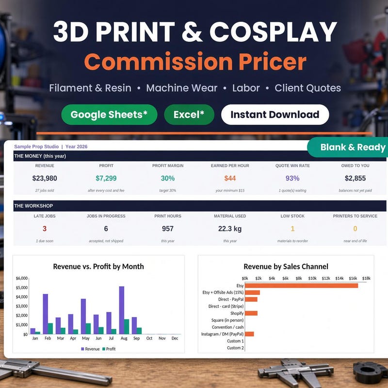 3D Print Cost Calculator preview