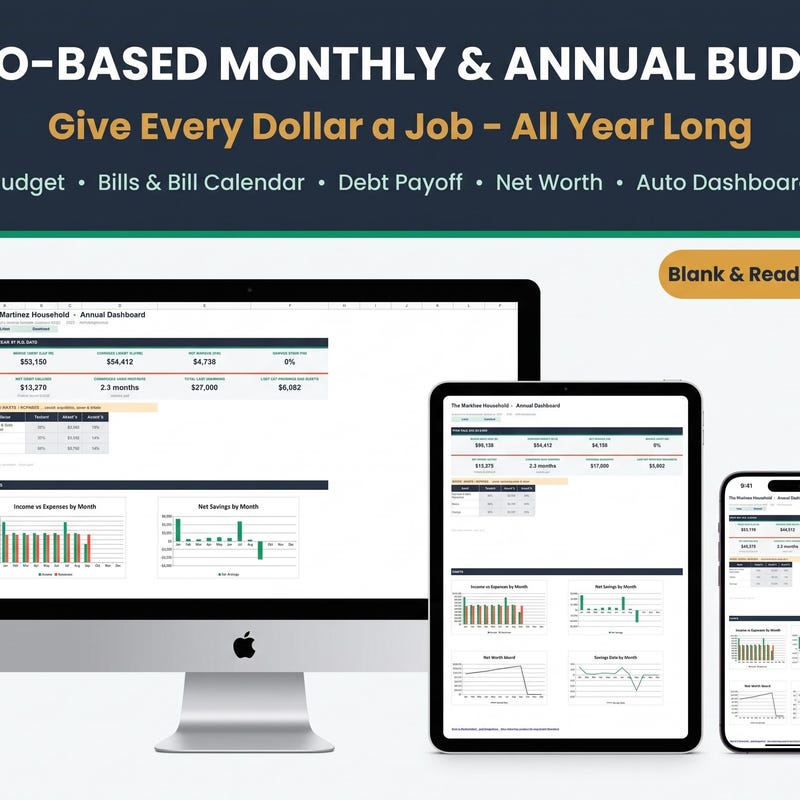 Zero-Based Budget Spreadsheet preview