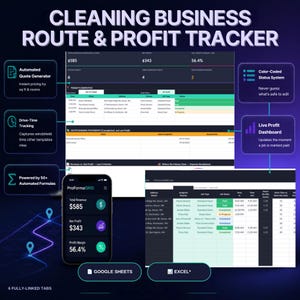 Cleaning Business Route & Profit listing preview