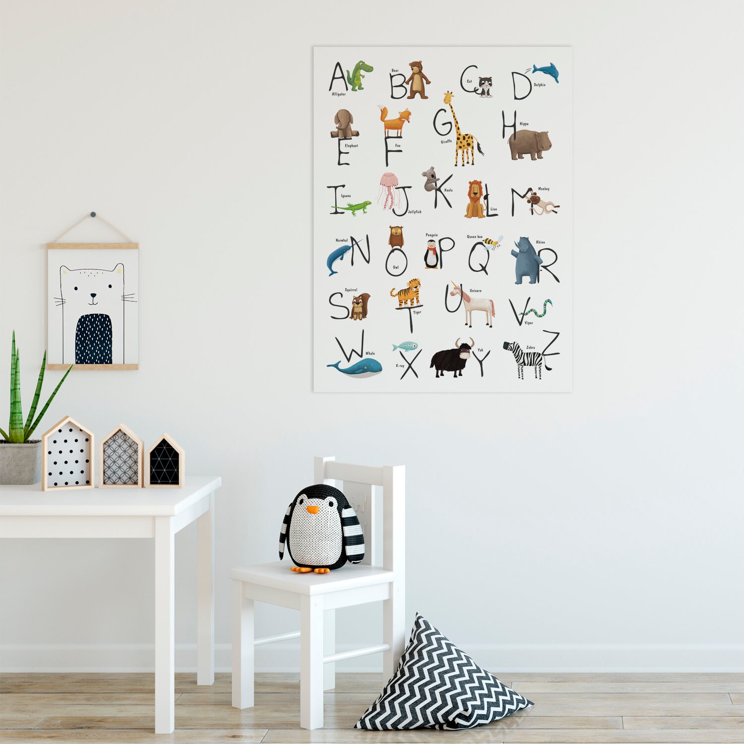 Printable Alphabet Animal / Alphabet digital print / english | Etsy