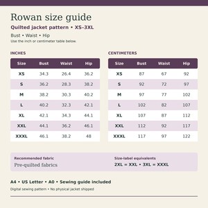 Patchwork Jacket Sewing Pattern PDF, Relaxed Hooded Layer in XS–3XL - image 4