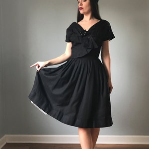 Vintage 50s New Look Suzy Perette Dress 26 waist image 1