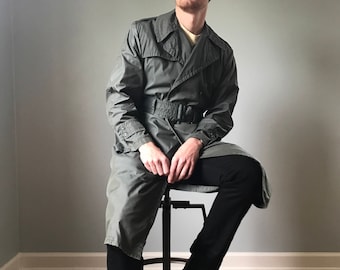 Vintage 60s/70s Era Authentic Army Trench Coat